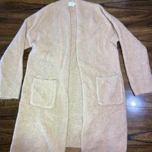 TJmaxx Luna Ivy Cozy Tan Cardigan Sweater